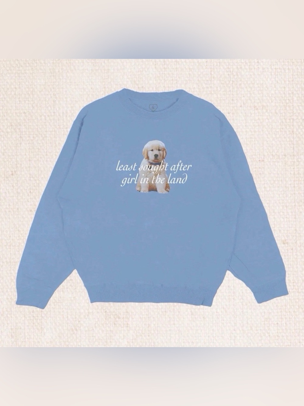 SABRINA CARPENTER Least Sought After Girl In The Land Puppy Sweatshirt 2XL READ